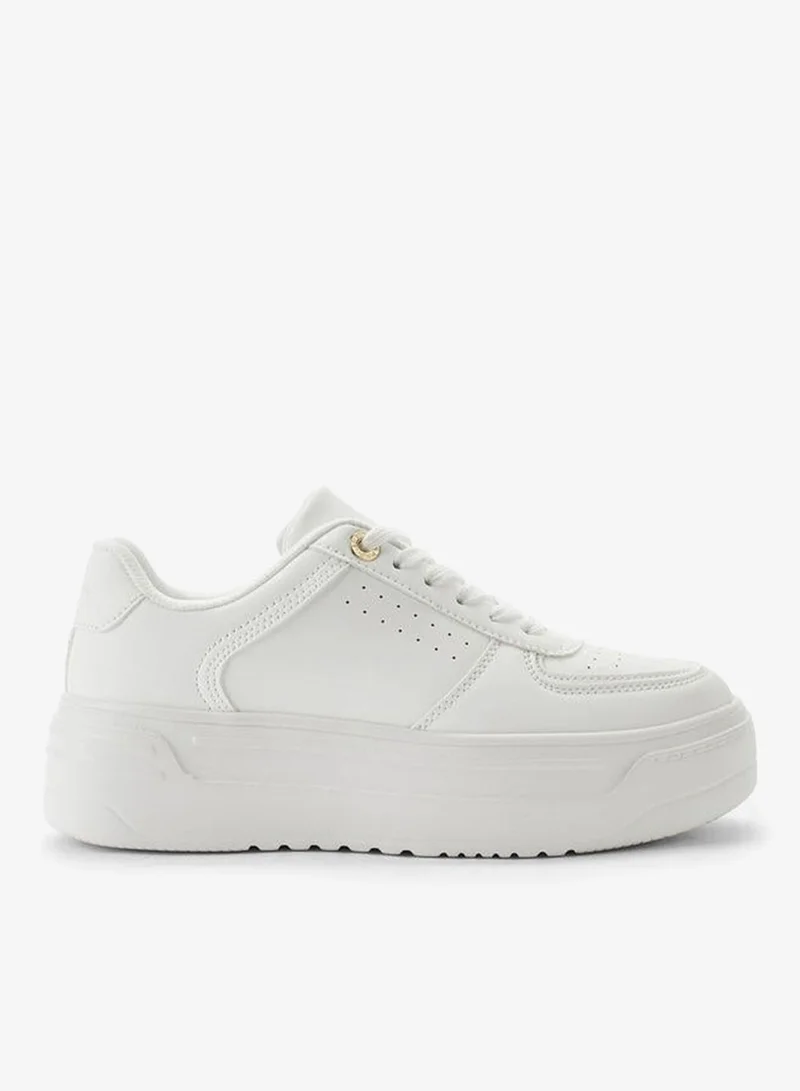 Women Lace-Up Ankle Sneakers